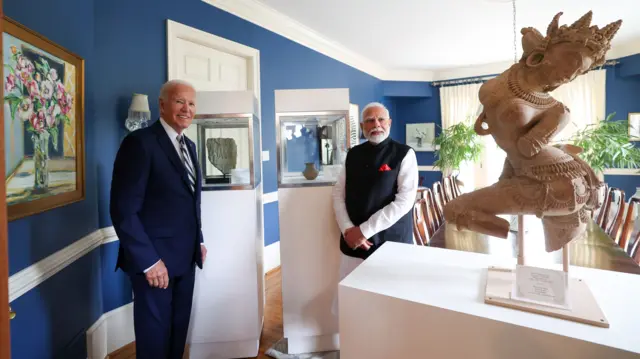 जो बाइडन और नरेंद्र मोदी