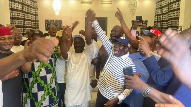APC leadership gather to celebrate Monday Okpebolo win for di polls