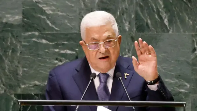 फ़लस्तीनी राष्ट्रपति महमूद अब्बास
