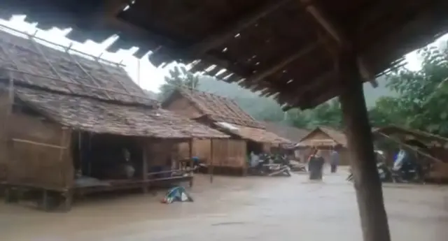 တောင်ကျရေစဝင်လာတဲ့ မင်းတပ်/ယောနယ်စပ်က စစ်ရှောင်စခန်း