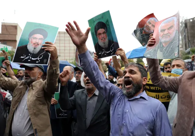 من مظاهرة في طهران، إيران