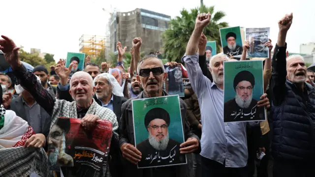 احتجاجات مناهضة لإسرائيل في طهران بعد مقتل حسن نصر الله