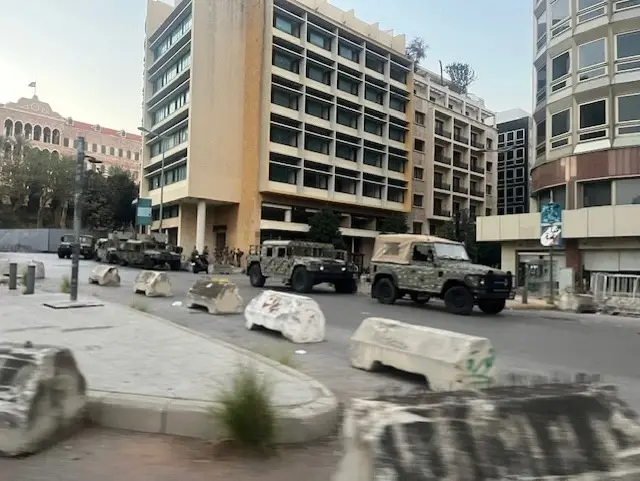 انتشار الجيش في لبنان