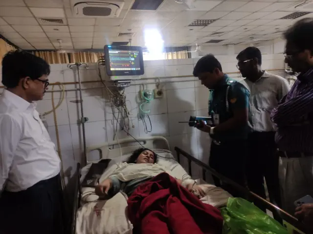 শহীদ তাজউদ্দিন আহমদ মেডিকেল কলেজ হাসপাতালে চিকিৎসাধীন ব্যাংক কর্মকর্তা