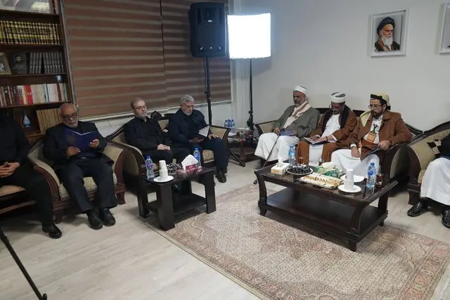 مراسم یادبود حسن نصرالله در دفتر حزب‌الله در تهران