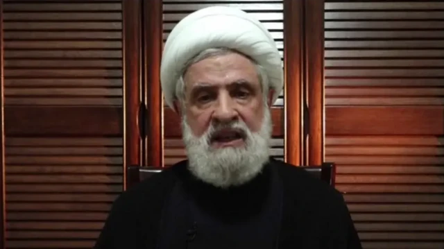 شیخ نعیم قاسم له خپلو پلویانو د زغم غوښتنه کړې