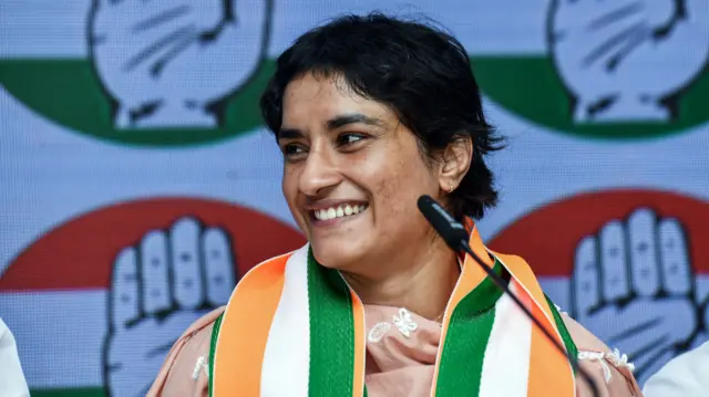पहलवान और कांग्रेस नेता विनेश फोगाट