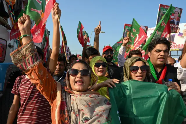 پی ٹی آئی جلسہ