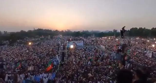 تحریک انصاف جلسہ