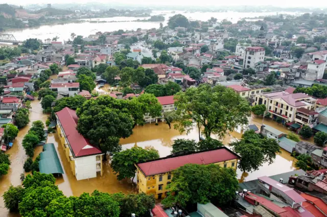Ngập lụt ở Yên Bái ngày 9/9