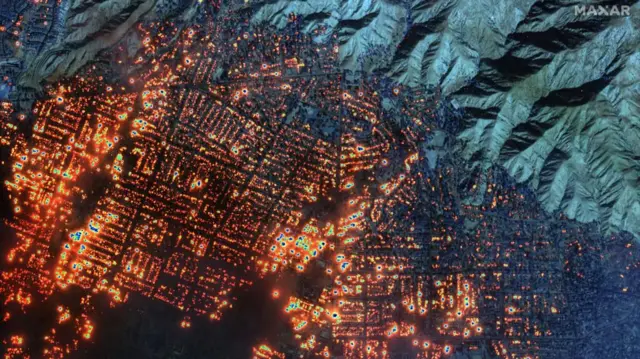 लॉस एंजेलिस में लगी आग