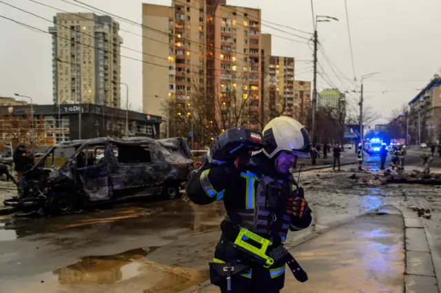 Киев после удара