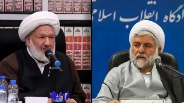 Haleellaa kanaan Alii Raazinii (bitaa) fi Mohammad Moghisseh (mirga) lamaansaaniitu ajjeefame