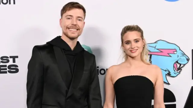 मिस्टर बीस्ट और गर्लफ्रेंड थिया बोयसेन