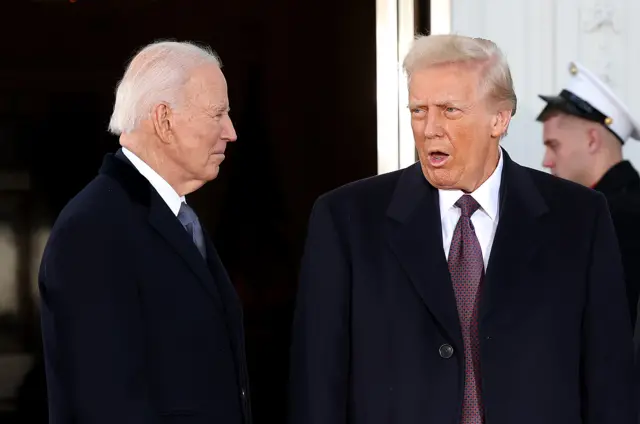 Aworan Joe Biden ati Aarẹ Donald Trump