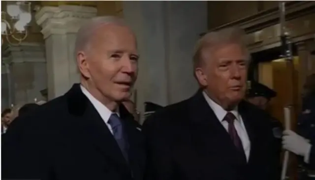 Aworan Joe Biden ati Aarẹ Donald Trump