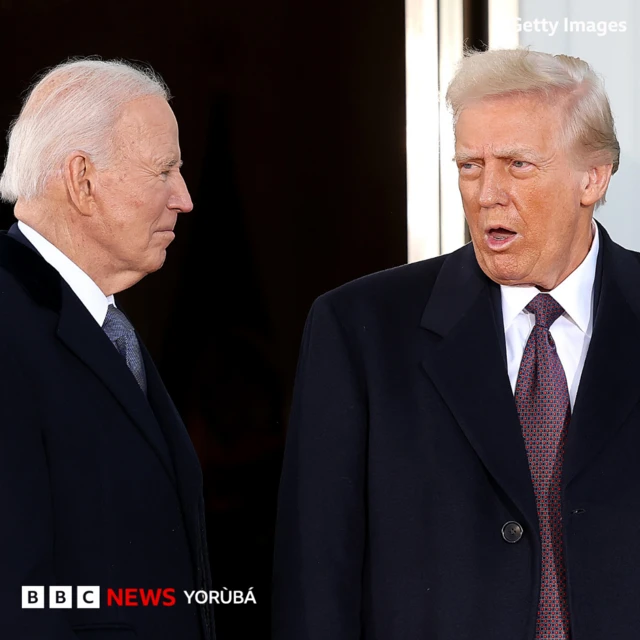 Aworan Joe Biden ati Aarẹ Donald Trump