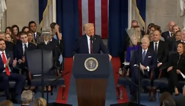Ông Trump phát biểu nhậm chức