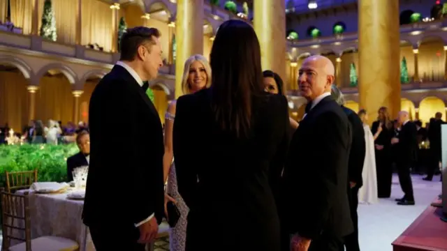 Elon Musk, Ivanka Trump e Jeff Bezos participam de evento prévio à posse de Trump