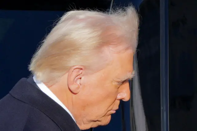 Donald Trump de perfil