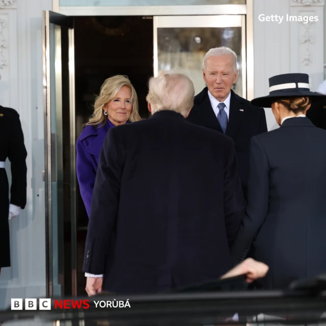 Aworan Joe Biden ati Aarẹ Donald Trump