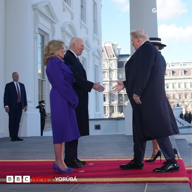 Aworan Joe Biden ati Aarẹ Donald Trump