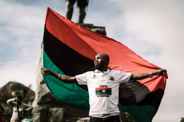 Gọọmentị Naijirịa machibidoro otu a na-akpọ Indigenous People of Biafra (IPOB) n’ọnwa Sepụtemba n’afọ 2017, dịka otu na-eyi ọha egwu.