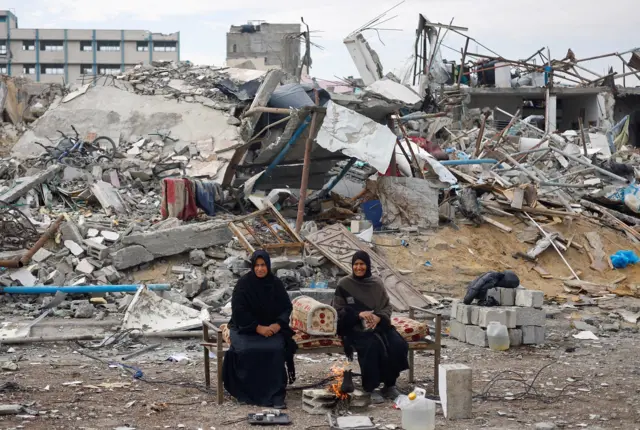 نازحون فلسطينيون في قطاع غزة