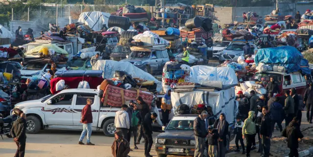عودة النازحين إلى شمال قطاع غزة عقب انسحاب الجيش الإسرائيلي من محور نتساريم