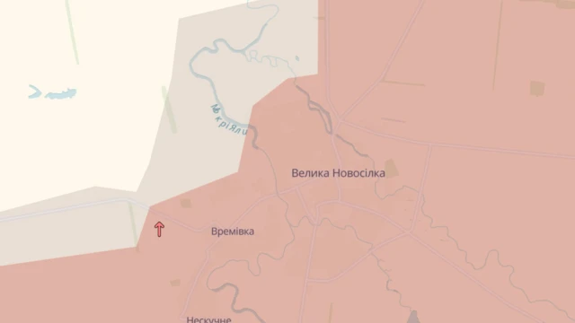 карта фронта, Великая Новоселка