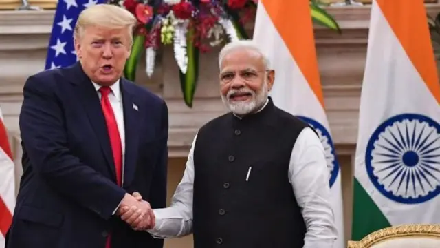 डोनाल्ड ट्रंप और नरेंद्र मोदी