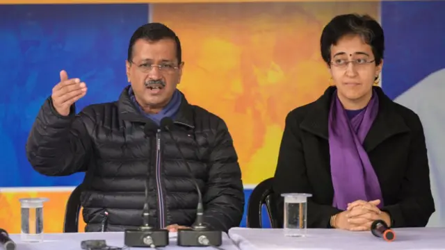 अरविंद केजरीवाल और दिल्ली की सीएम आतिशी