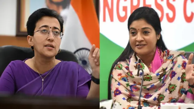 सीएम आतिशी और अलका लांबा