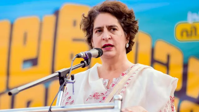 कांग्रेस नेता प्रियंका गांधी