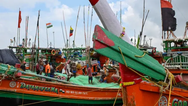 95 भारतीय मछुआरों