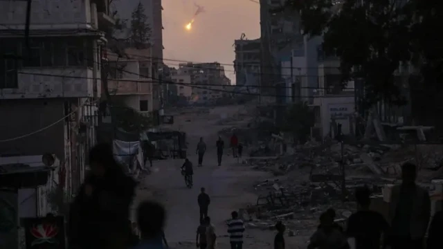 Gaza City on 9 October