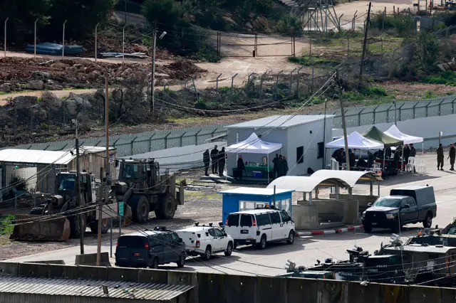 ایست بازرسی و ورودی زندان عوفر در اسرائیل