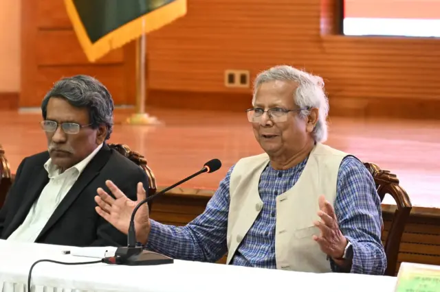 বক্তব্য রাখছেন প্রধান উপদেষ্টা অধ্যাপক মুহাম্মদ ইউনূস