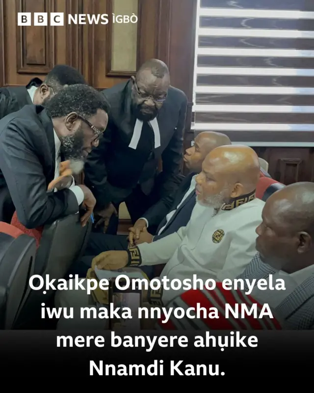 Nnamdi Kanu na ndị ọkaiwu ya