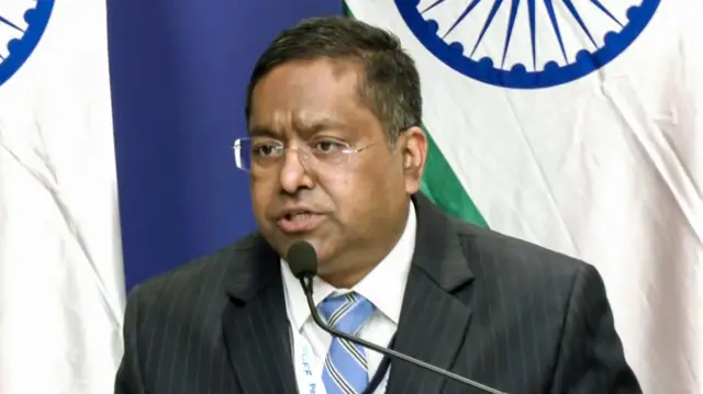 भारतीय विदेश मंत्रालय के प्रवक्ता रणधीर जायसवाल