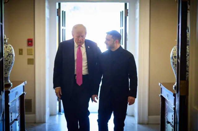 Зеленский и Трамп