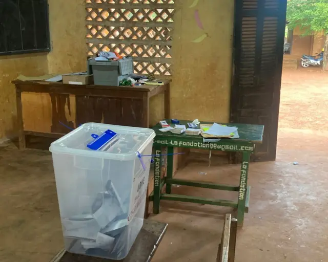 Un bureau de vote du centre Henriette Dagri Diabaté de Gagnoa