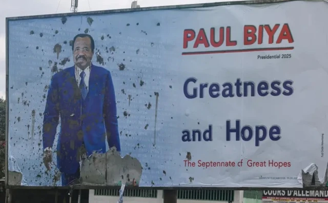 Poster de Paul Biya