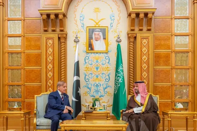 شہباز شریف سعودی ولی عہد محمد بن سلمان