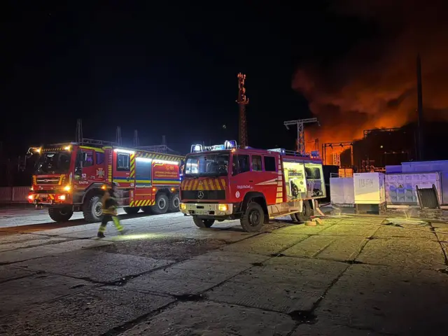 Последствия атаки в Одесской области