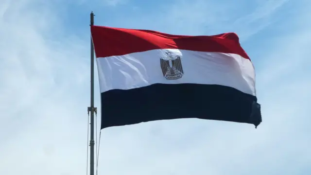 علم مصر.