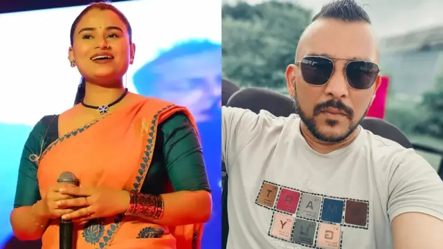 गायिका अमृतप्रभा और संगीतकार शेखर ज्योति गोस्वामी
