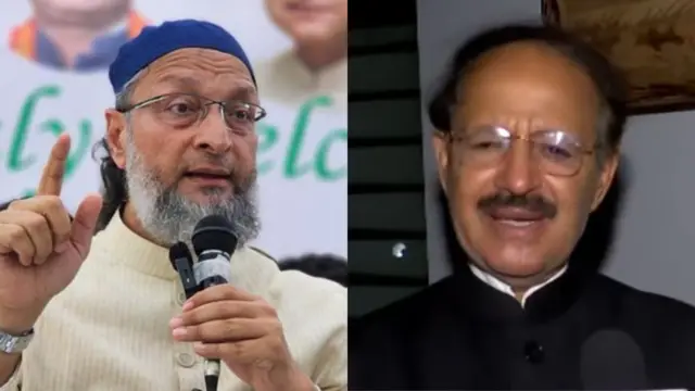 असदुद्दीन ओवैसी और राशिद अल्वी