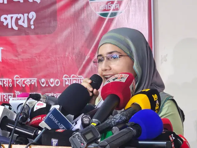 এনসিপি'র যুগ্ম আহ্বায়ক সামান্তা শারমিন
