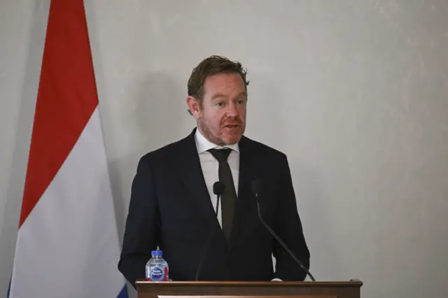 وزير الخارجية الهولندي ديفيد فان ويل